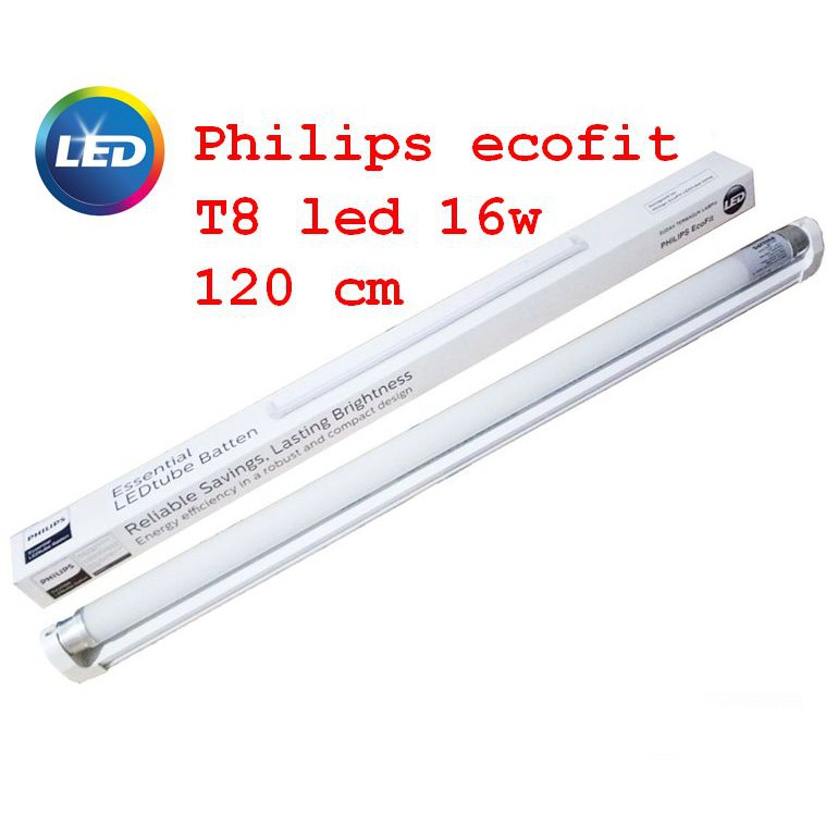 Lampu T8 led 16w putih 1200cm ecofit philips