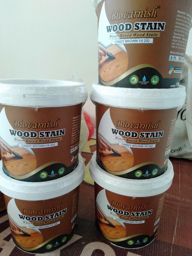 Cat Kayu Termurah Biovarnish Wood Stain Candy Brown