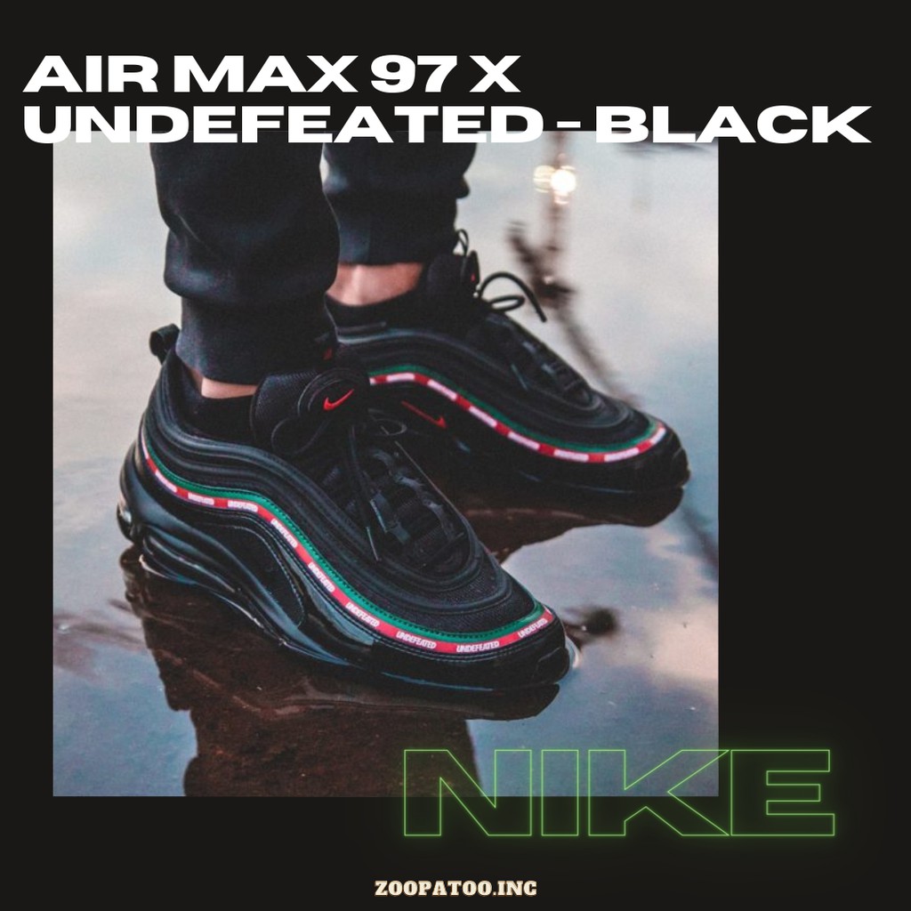 NIKE AIR MAX 97 X UNDEFEATED - BLACK | IMPORT PREMIUM QUALITY