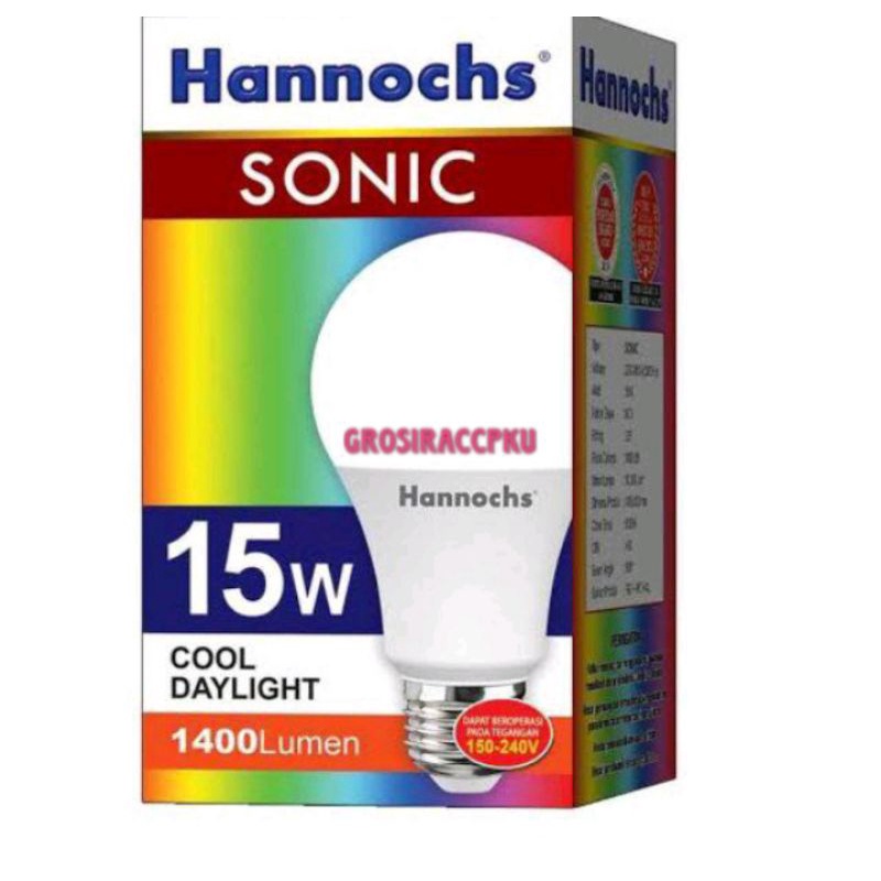 Hannochs Sonic / Lampu Led Hannochs Sonic 3W 5W 7W 9W 12W 15W