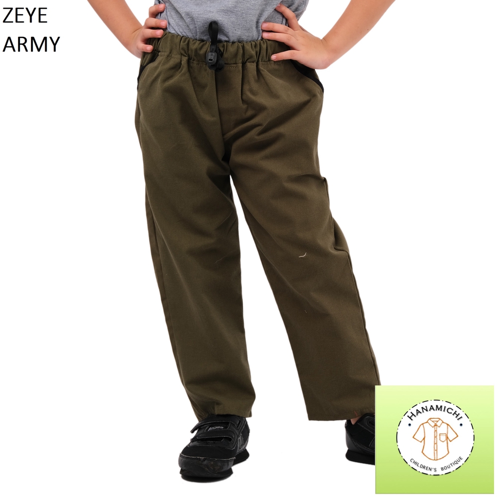 Hanamichi ZEYE Celana Chino Panjang Anak Motif Polos