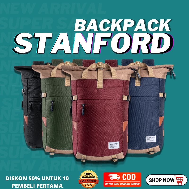 Backpack Ransel Pria STANFORD Bodypack Tas Travel Tas punggung Tas Gunung C2