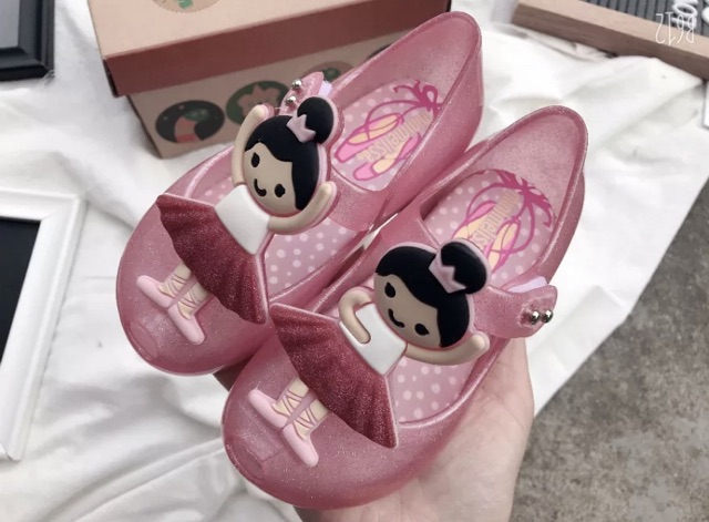 Sepatu sandal anak perempuan mini melissa balleria