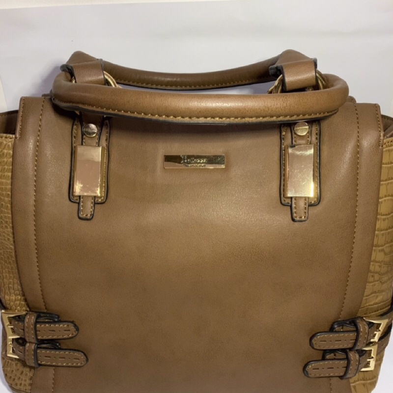 [Bellezza] Tas Wanita Coklat Muda / Brown Hand Bag