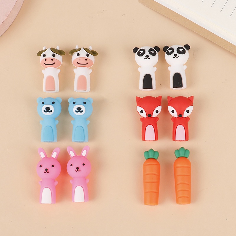 / Dreamdreaming / 3pcs / 1 Set Pensil Alis Bahan Silikon Untuk Sekolah