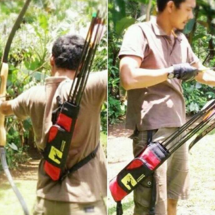 Quiver 2in1 - Tas Arrow - Tas Anak Panah - Arrow Bag - Quiver Panahan