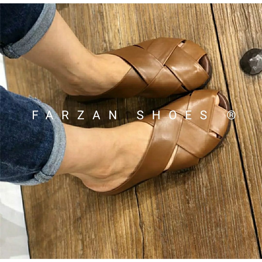 COD VIRAL NEW ARIVAL SANDAL SLIP ON WANITA KOREA STYLE MWN 03 SERBASHOES