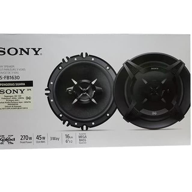 ╥* Speaker Coaxial Mobil Ukuran 6 Inch Sony XS FB 1630 Resmi