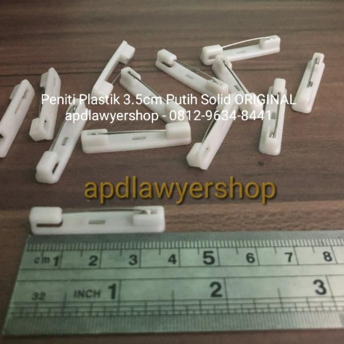 

(BISA COD) Peniti Plastik 3.5cm Peniti Name Tag Papan Nama Dada Acrylic Peniti PROMOKode 3822