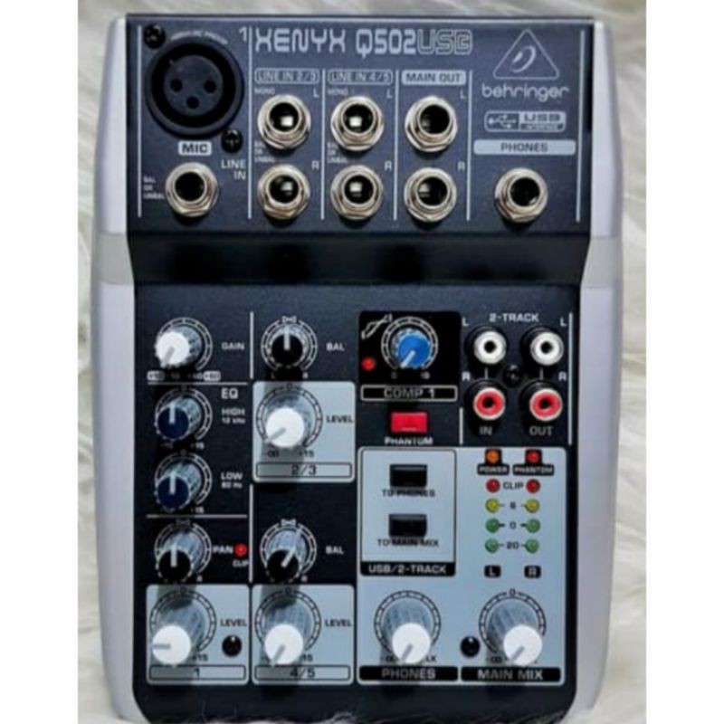 Mixer Behringer Xenyx Q 502Usb Mini Audio Mixer XENYX Q502USB Original