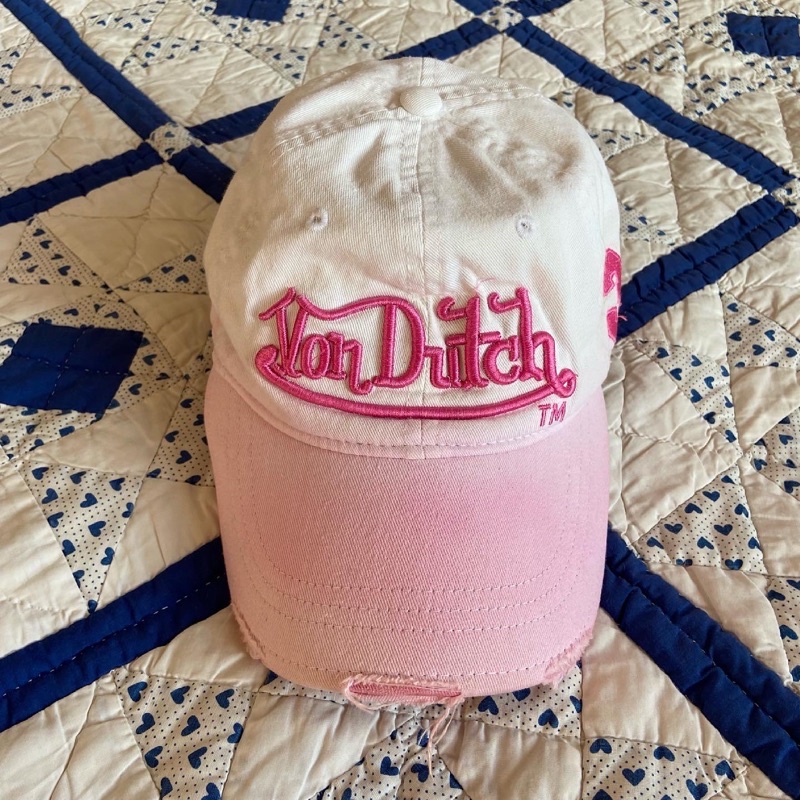 pink von dutch cap