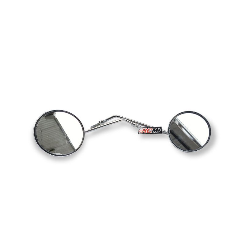 SPION SEPION MIRROR C70 C 70 50 90 C50 C90 BULAT BUNDER CLASSIC KLASIK TANGKAI PANJANG KRUM CHROOM CHROME DRAT DERAT PANJANG