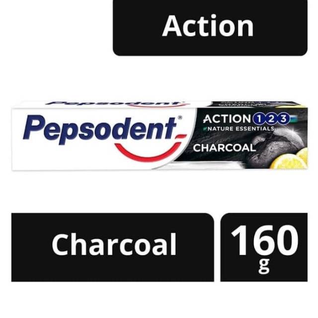 Pepsodent action 123 White/Herbal/Antbactria/Original 190gr /Charcoal 160gr ORIGINAL-BPOM