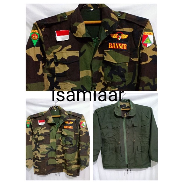 jaket banser loreng nato bb+bet