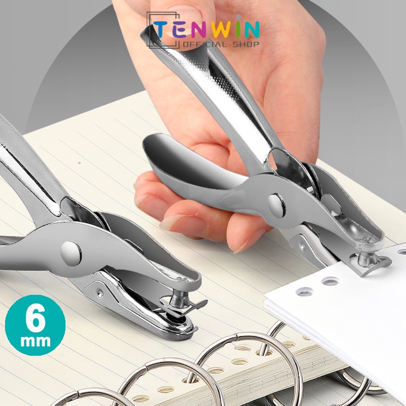 

Pembolong Kertas Satu Lubang One Hole Punch-Tenwin