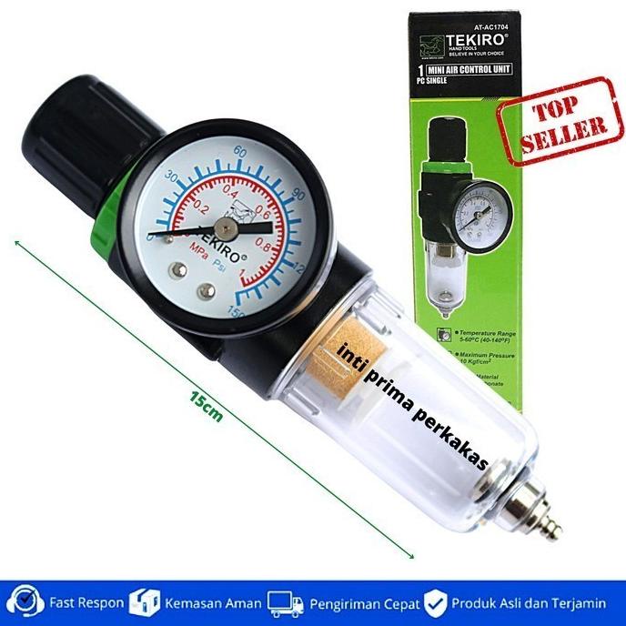 TEKIRO 0.25 inch Single Air Filter Regulator - Filter udara Kompresor