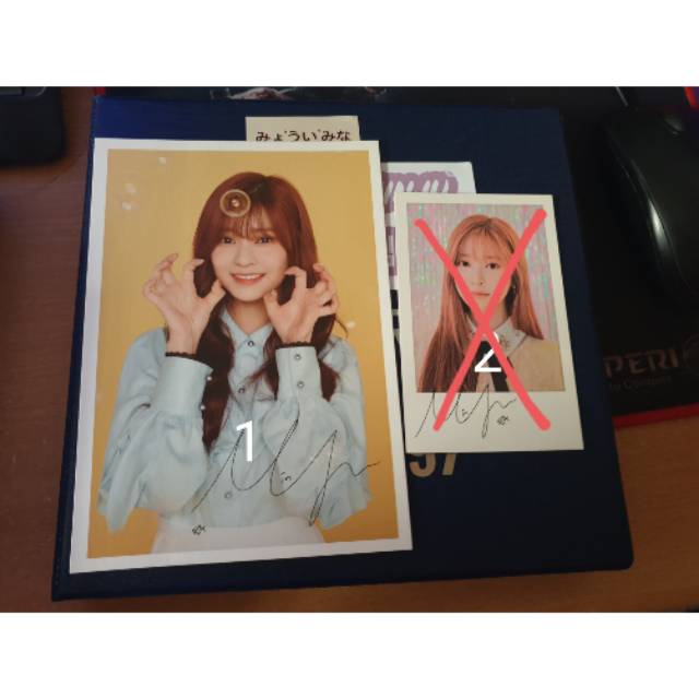 Iz*one minju eom postcard izone
