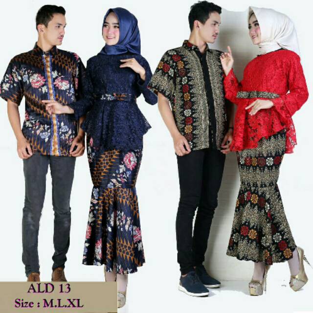 Kebaya/kebaya couple/kebaya modern/kebaya brukat navy