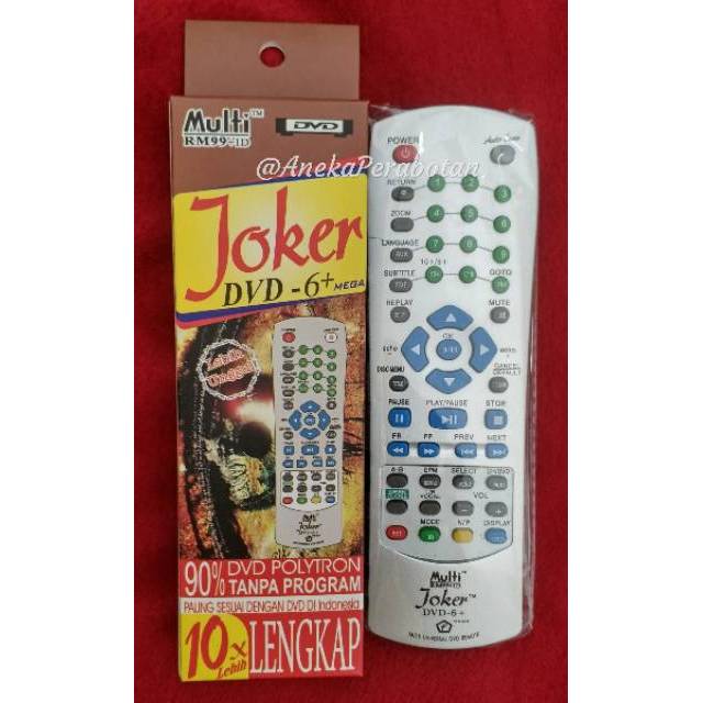 Remote DVD Multi Joker