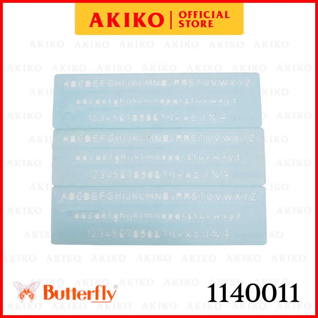 

Number & Alphabet Template Ruler HL 87