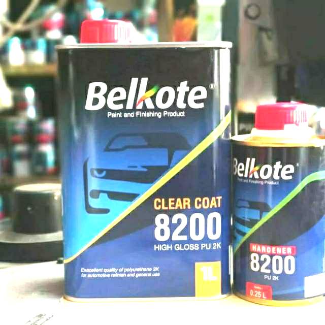 BISA COD ( BAYAR DITEMPAT ) Belkote 8200 gloss kg - Clear coat PU 2k
