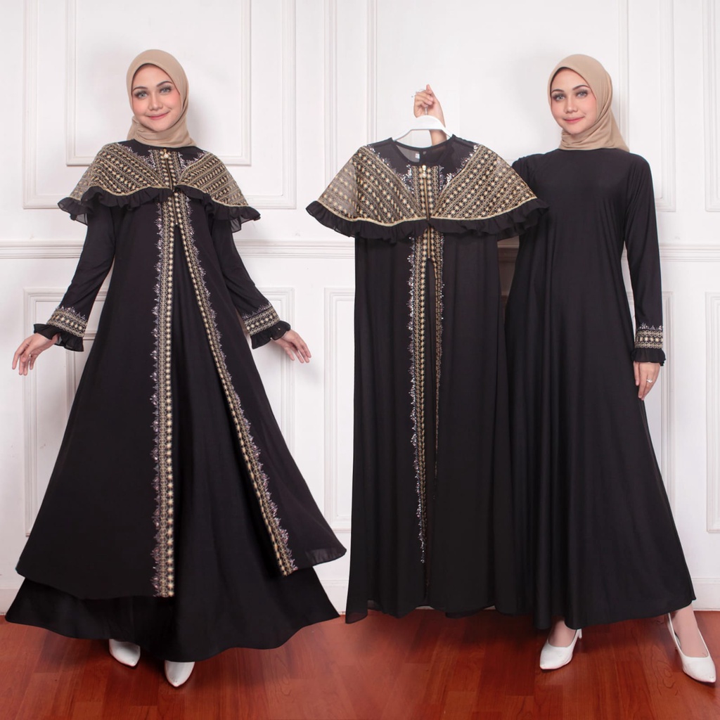 WILI MUSLIM // ABAYA TURKEY HITAM TERBARU // ABAYA HITAM TURKEY // ABAYA HITAM POLOS // ABAYA HITAM 