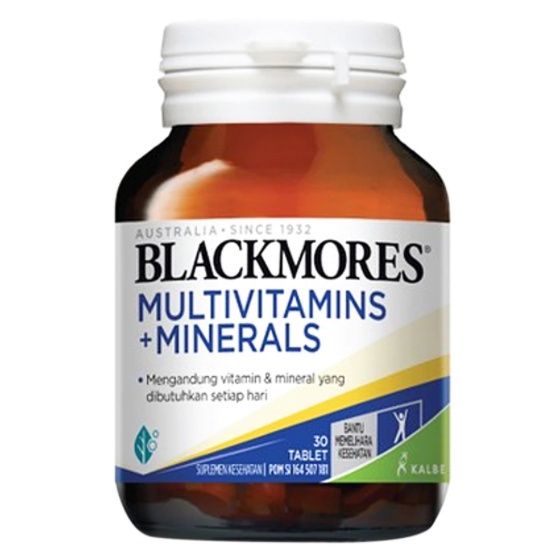 BLACKMORES Multivitamins Minerals 30 Tablet - Suplemen Daya Tahan Tubuh Kalbe