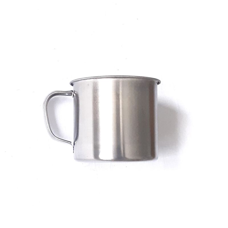 Mug Cangkir Gelas Kopi Teh Stainless Diameter 7 cm