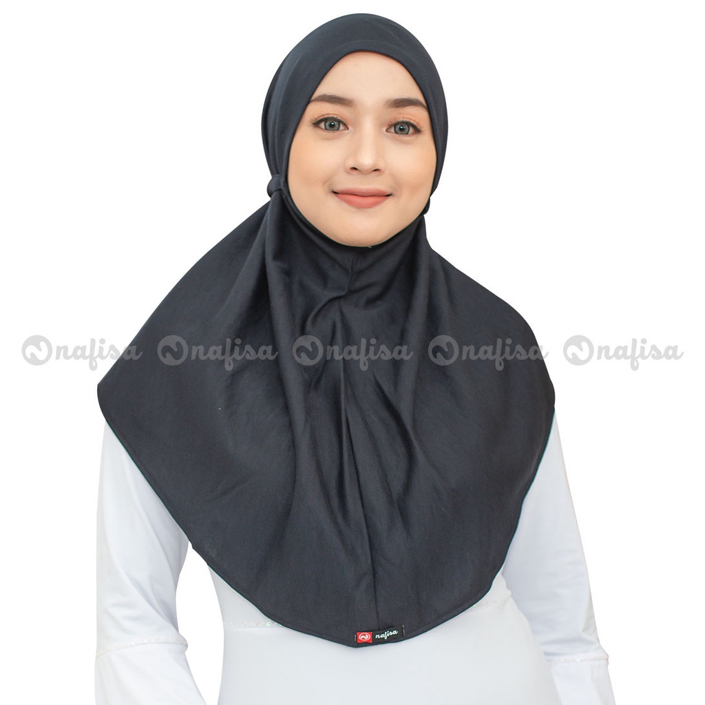 Part 1/5 - kerudung anak At Home - Kerudung Instan Tali - Jilbab Kaos Non Pet Size XS-M