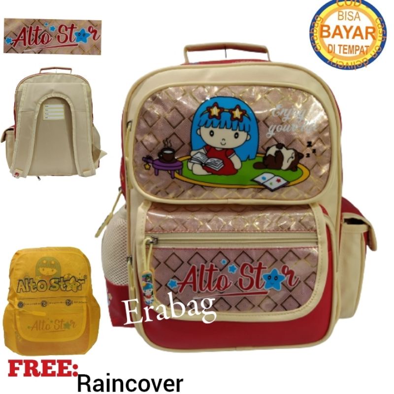 Tas Ransel Sekolah Palo Alto Stars Wanita Tk SD 47610G