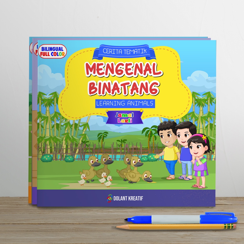 Buku Cerita Tematik Bersama Jamal Laeli - Mengenal Binatang - Buku Jamal Laeli
