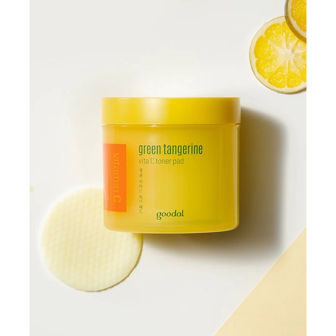 Goodal Green Tangerine Vita C Toner Pad