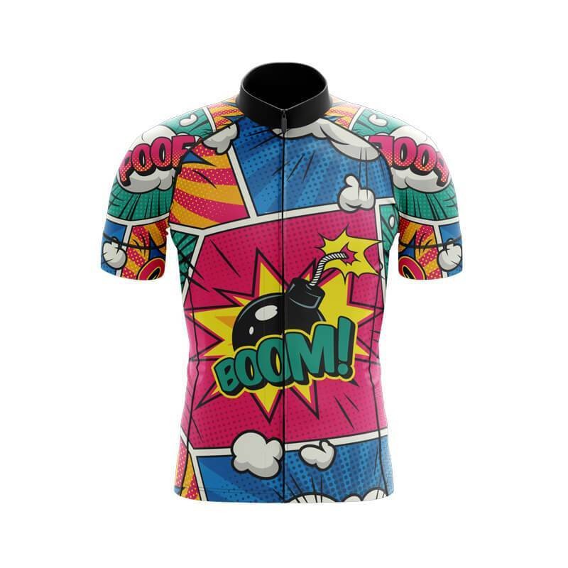 Boom Comics Jersey baju Sepeda Roadbike Pria road bike