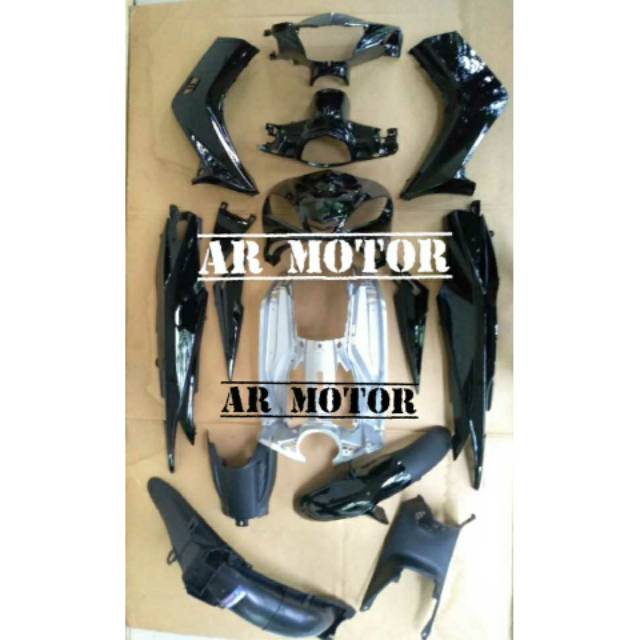 FULL BODY HALUS KASAR JUPITER MX LAMA / OLD HITAM Cover Body Halus Jupiter Mx Lama Cover Body Kasar 
