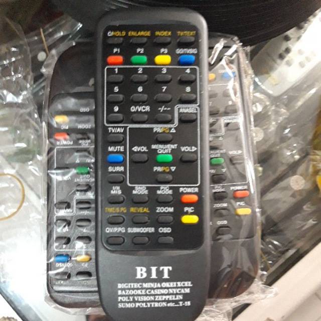 (GRATIS BoubleWarp) Remote TV Polytron Tabung