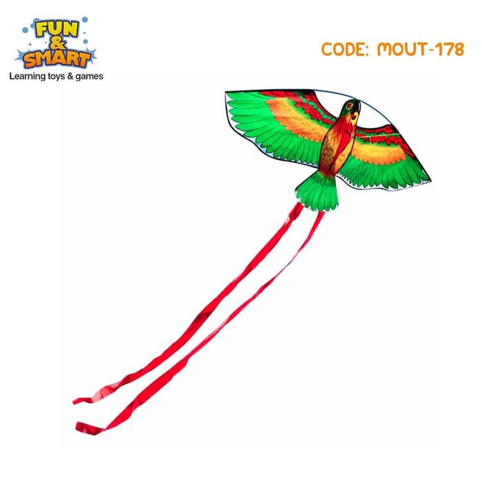 Ds723 Layangan Burung Kakatua Parasut Mainan Edukasi Anak Layang