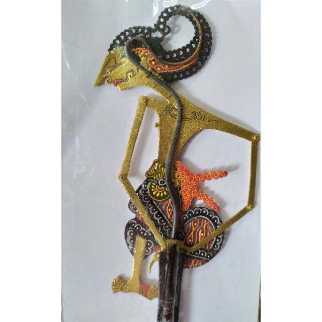 (BISA COD) KERAJINAN MINIATUR WAYANG KULIT RADEN ARJUNA MINI CAPERAN SUPER HALUS - SOUVENIR EKSPORT