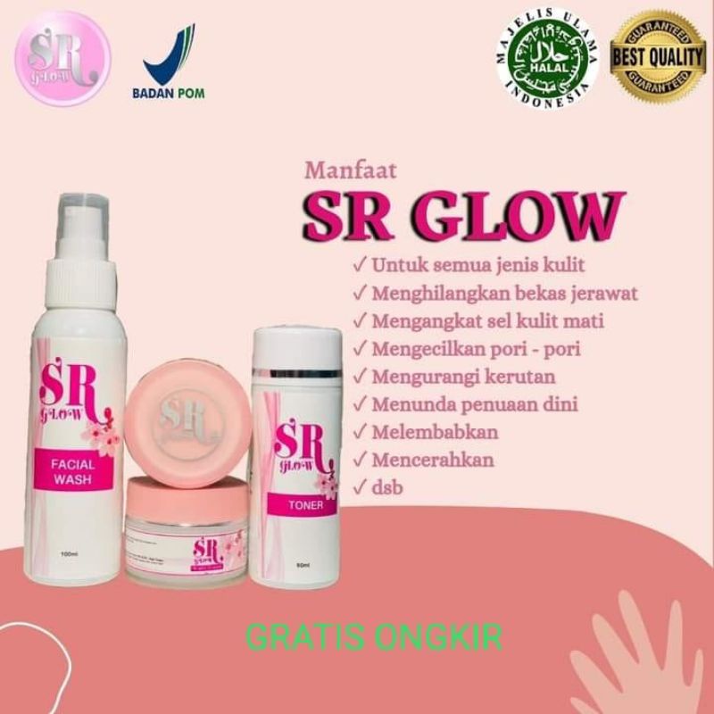 SR GLOW BPOM ORIGINAL/SKINCARE TERJAMIN AMAN BUMIL DAN BUSUI