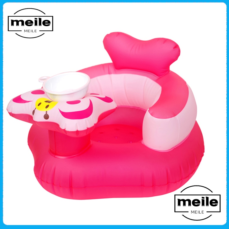 Kursi Sofa Tiup Tempat Duduk Bayi Balon Motif Binatang Infant Seat Bayi Infant Seat / Kursi Sofa /Kursi Bayi untuk Belajar Duduk dan Makan Multifungsi.Gaya baru Sofa Tiup ,bahan pvc Tiup Baby Model Kursi tulip pola