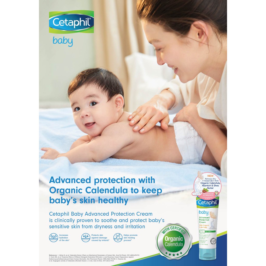 Cetaphil Baby Advanced Protection Cream with Organic Calendula 85 G