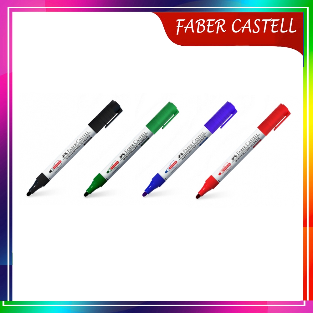 1PCS Faber Castell Spidol Whiteboard Marker Pen Spidol Bisa Dihapus Alat Tulis ATK