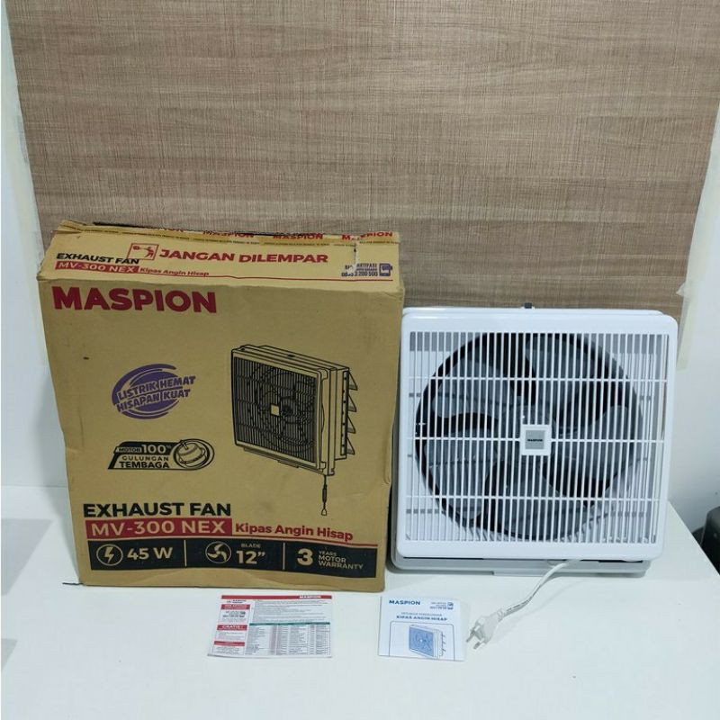 exhaust fan maspion 12 inch mv 300 nex