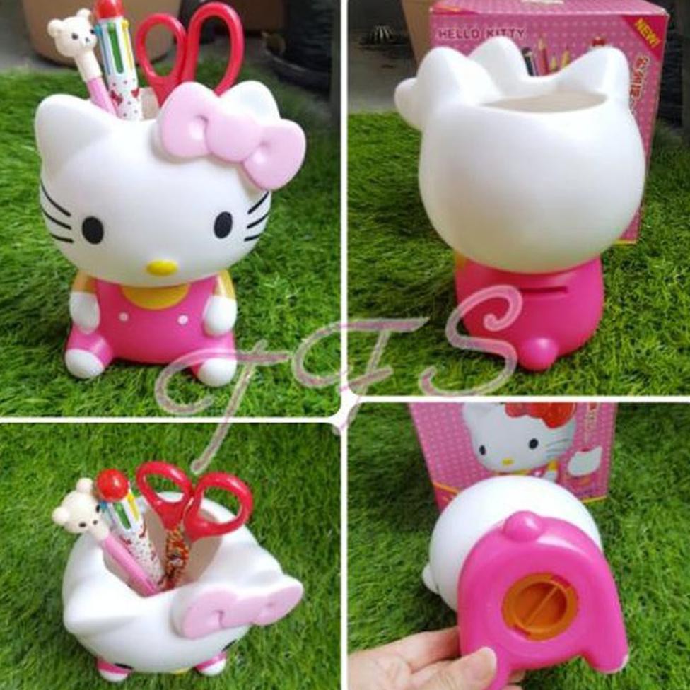

Pen Holder . Tempat Pensil Dan Celengan Hello Kitty Lucu