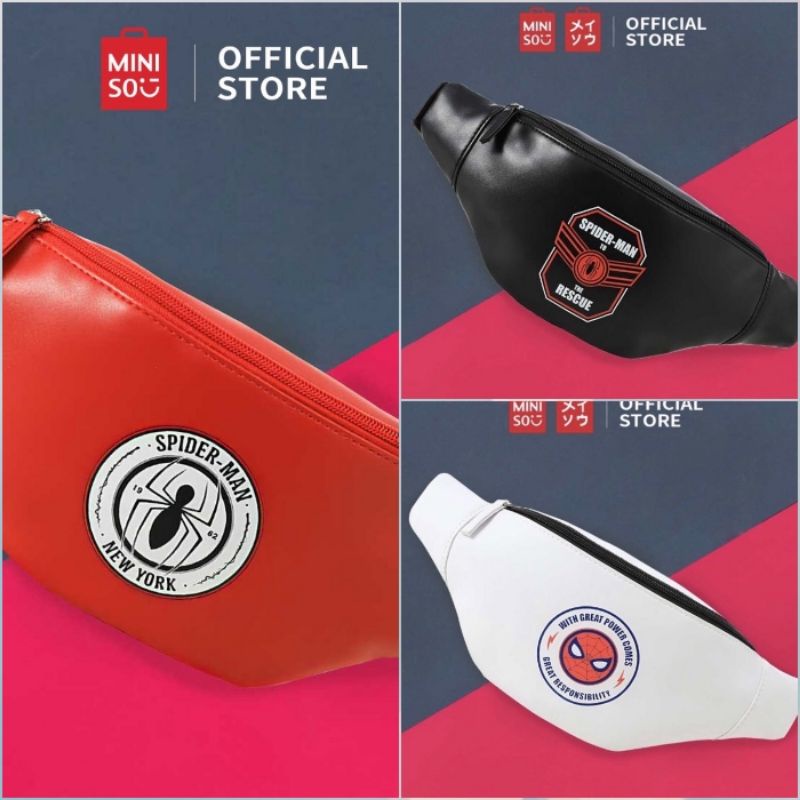 Jual Marvel Waist Bag Miniso Shopee Indonesia