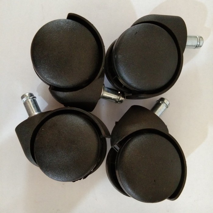 GUDANG SPAREPART KURSI KANTOR RODA HITAM LICIN KUAT DAN MURAH dikota bekasi