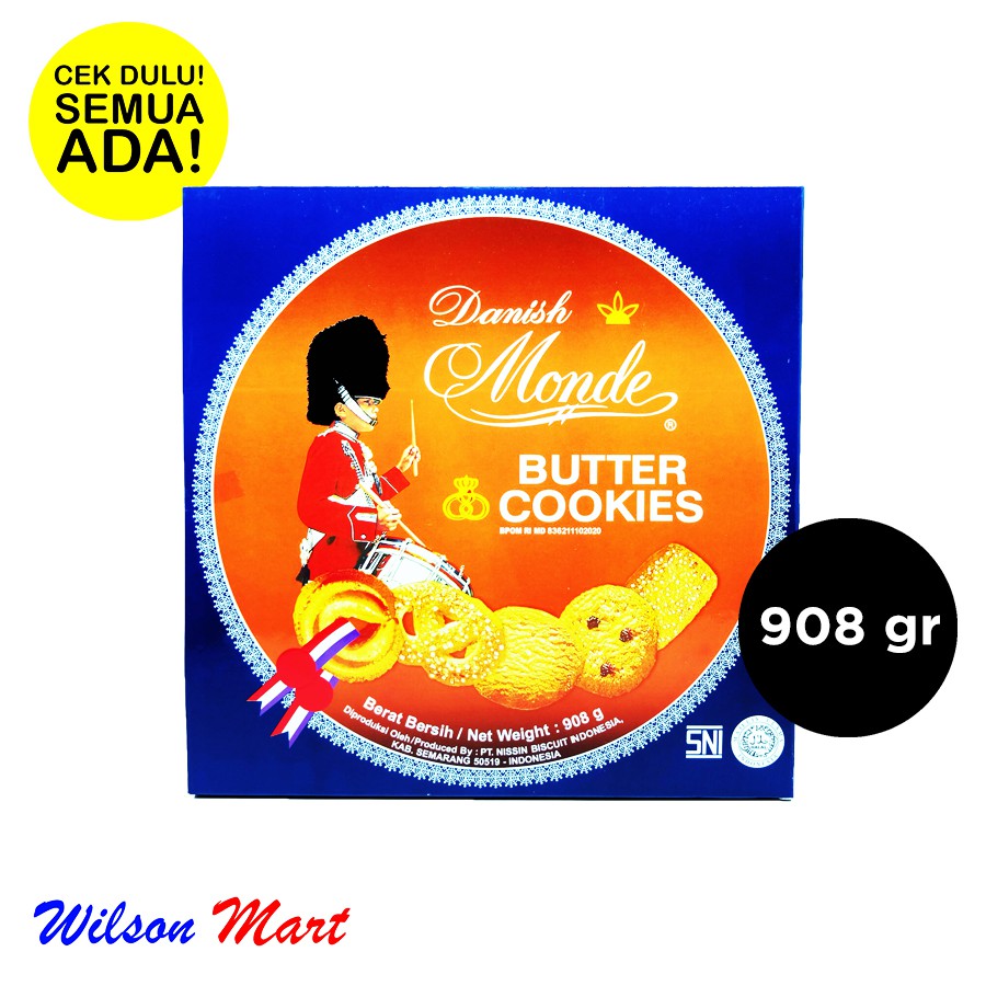 

MONDE DANISH BUTTER COOKIES 908 GRAM