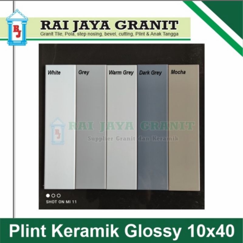 Plint list keramik 10x40 Mulia