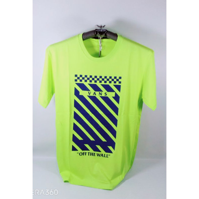 Kaos Vans Hijau Stabilo Baju Vans ijo