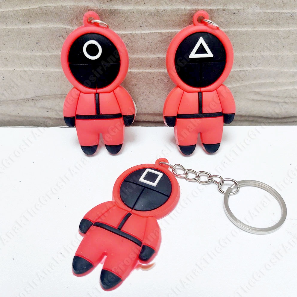 MURAH!!! GANCI SQUID GAME GANTUNGAN KUNCI