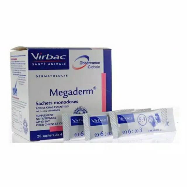 VIRBAC MEGADERM VITAMIN BULU SACHET 4 ML
